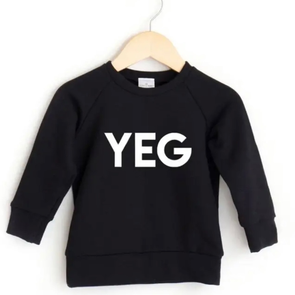 Black Posh & Cozy Sweatshirt 3T